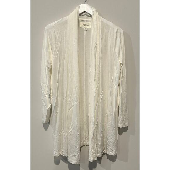 NWT Wheat Women's Atlanta Long Sleeve Draped Open Front Cardigan Wrap Size XS/S - Picture 2 of 12